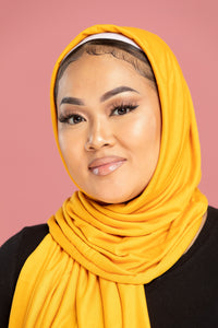 Mustard Jersey Hijab