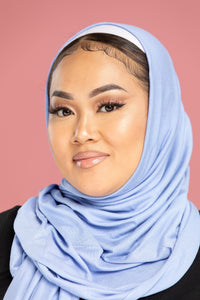 Light Blue Jersey Hijab