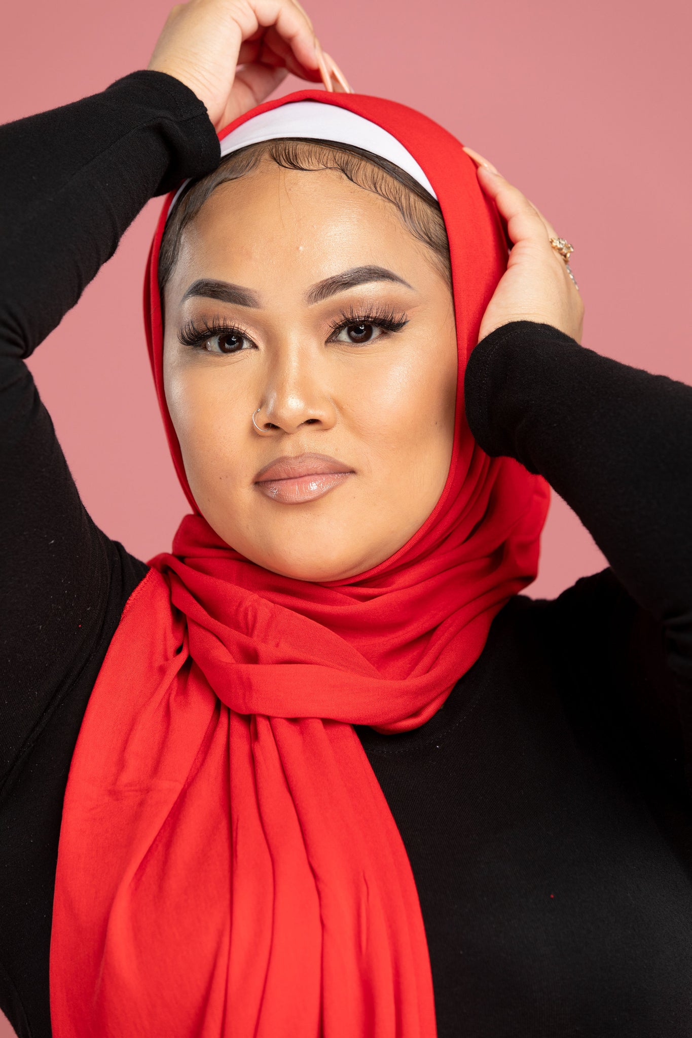 Red Jersey Hijab
